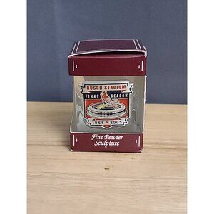 St. Louis Cardinals Busch Stadium 1996-2005 Final Season Fine Pewter Shot Glass